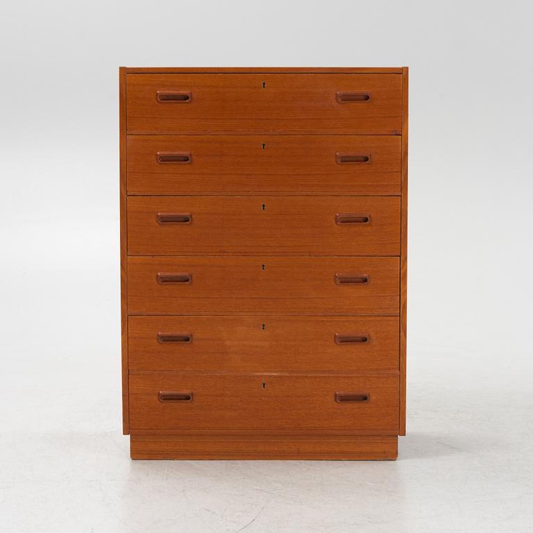 A teak veneered dresser, 1960s.