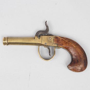 Pistols 3 pcs, 19th century.