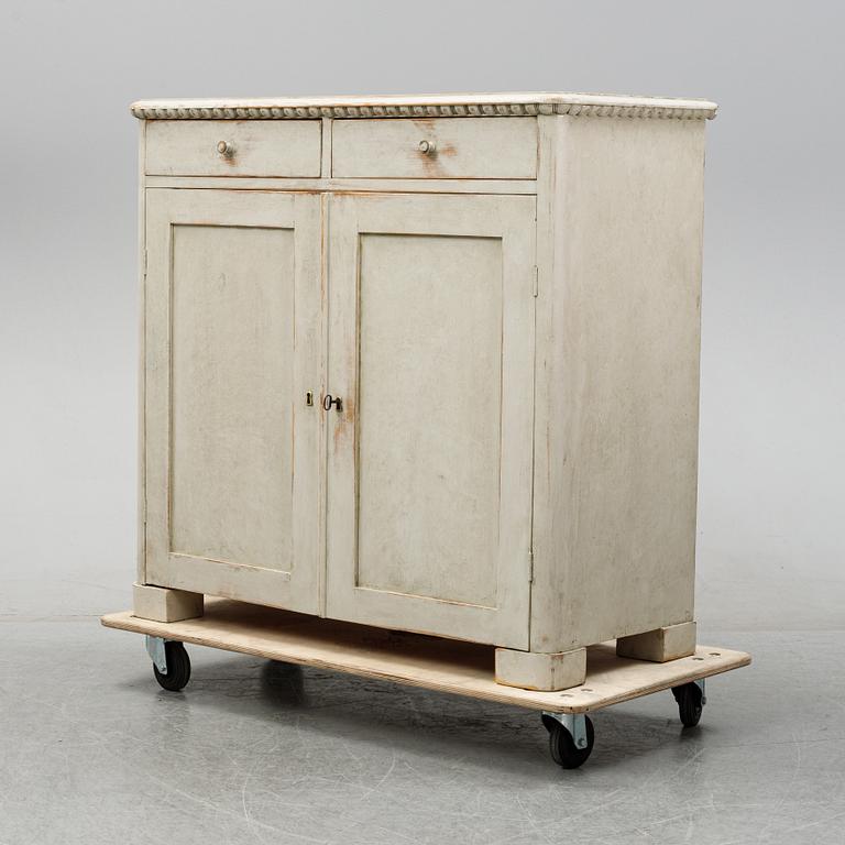 A painted pine sideboard, second half of the 19th Century.