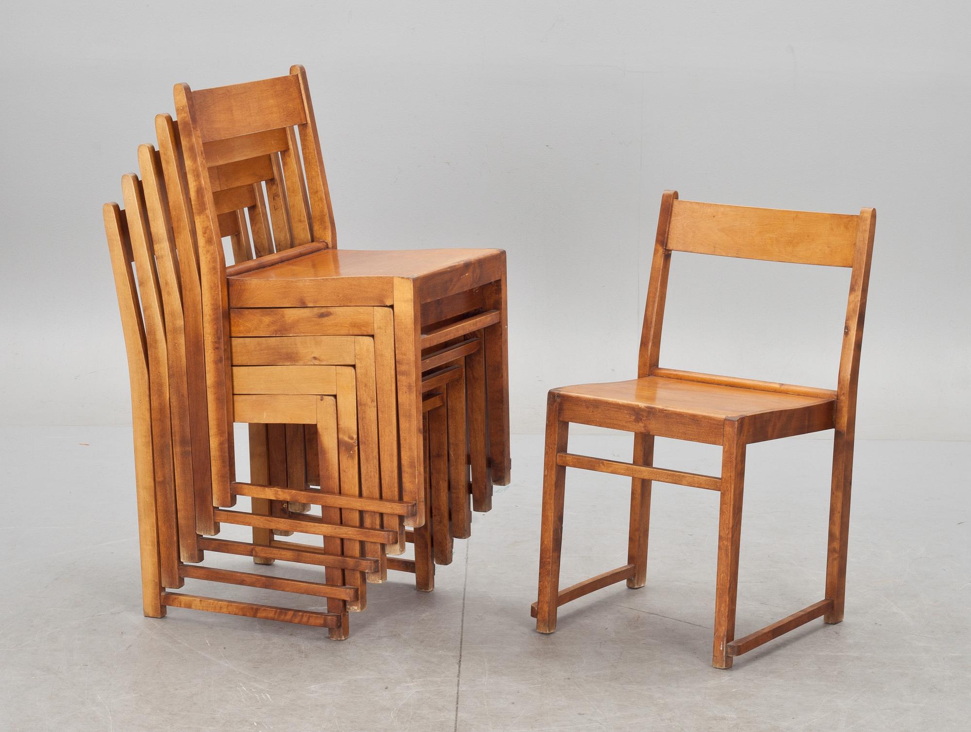 STOLAR, 6 st, Sven Markelius, 1930/40-tal.