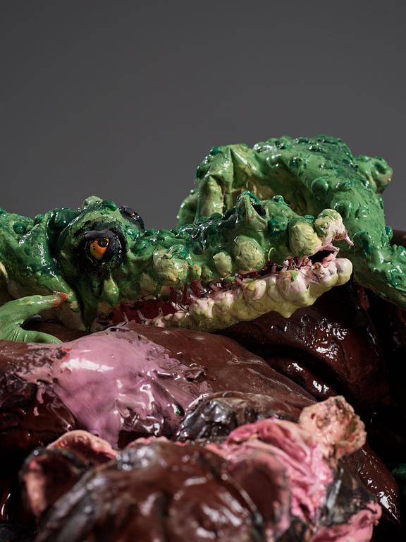 Nathalie Djurberg & Hans Berg, "Hippos and Crocodiles" från "I am a Wild Animal".