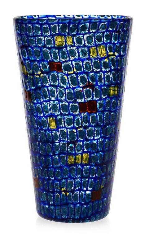 A Gianni Versace glass vase, Venini Murano 1998.