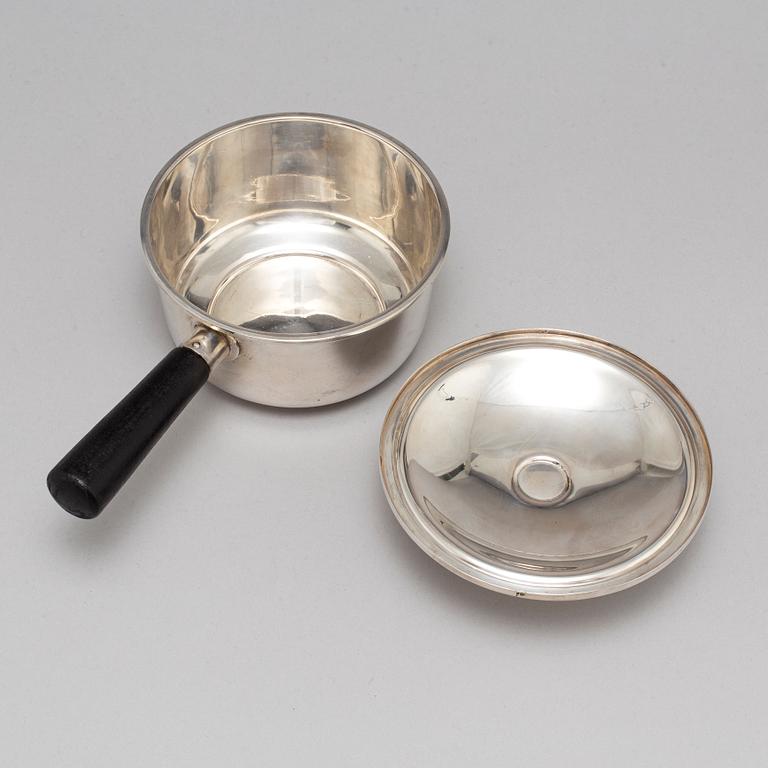 NM THUNE, a silver pan, Oslo, circa 1930.