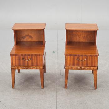 SÄNGBORD, ett par, 1930/40-tal.
