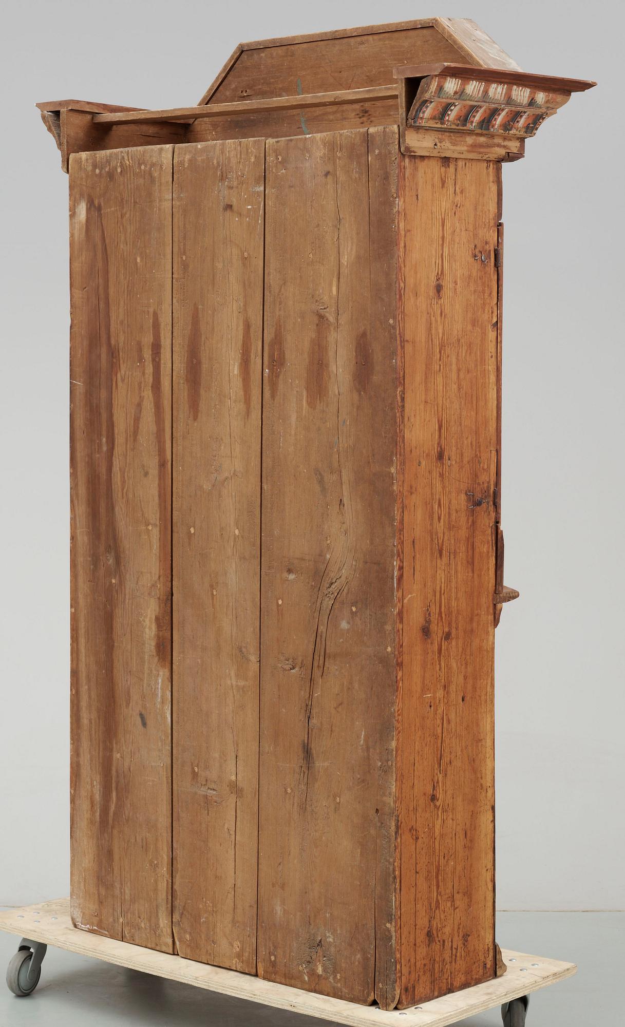 SKÄNKSKÅP, allmoge. Rättvik, Dalarna. Daterat 1792.