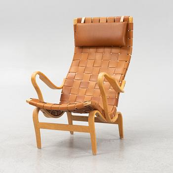 Bruno Mathsson, a "Pernilla" armchair,  Karl Mathsson, Värnamo, Sweden, 1974.