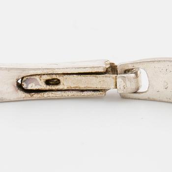 A silver bracelet, Lapponia, Finland, 1989.