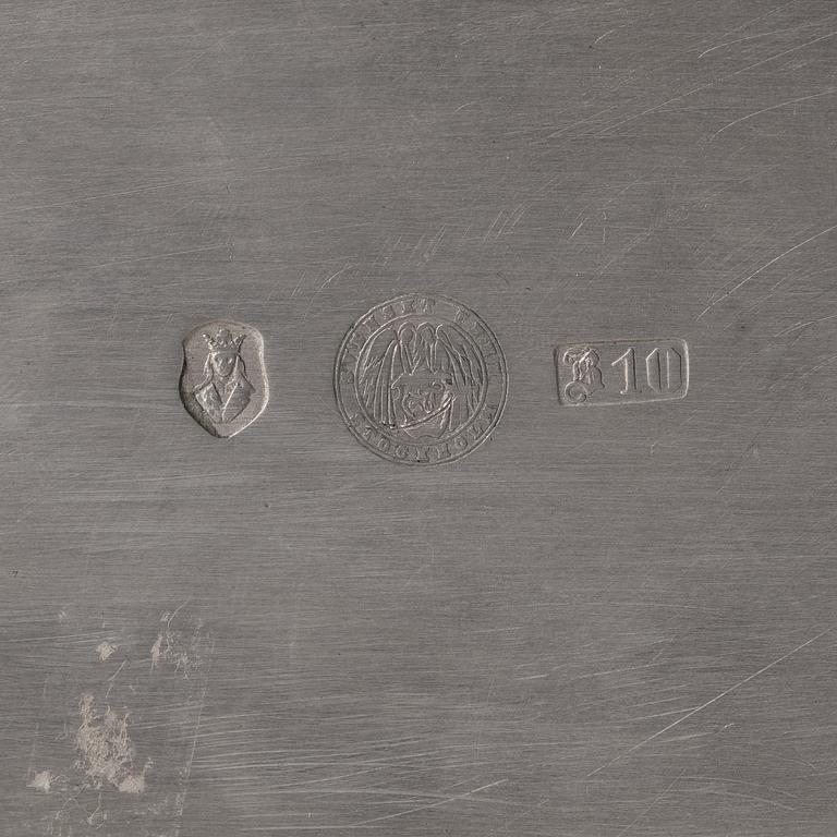 Estrid Ericson, probably, a pewter box for Svenskt Tenn, Stockholm 1976.