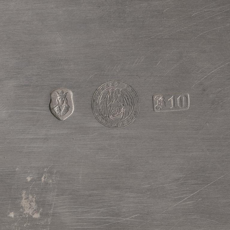 Estrid Ericson, probably, a pewter box for Svenskt Tenn, Stockholm 1976.