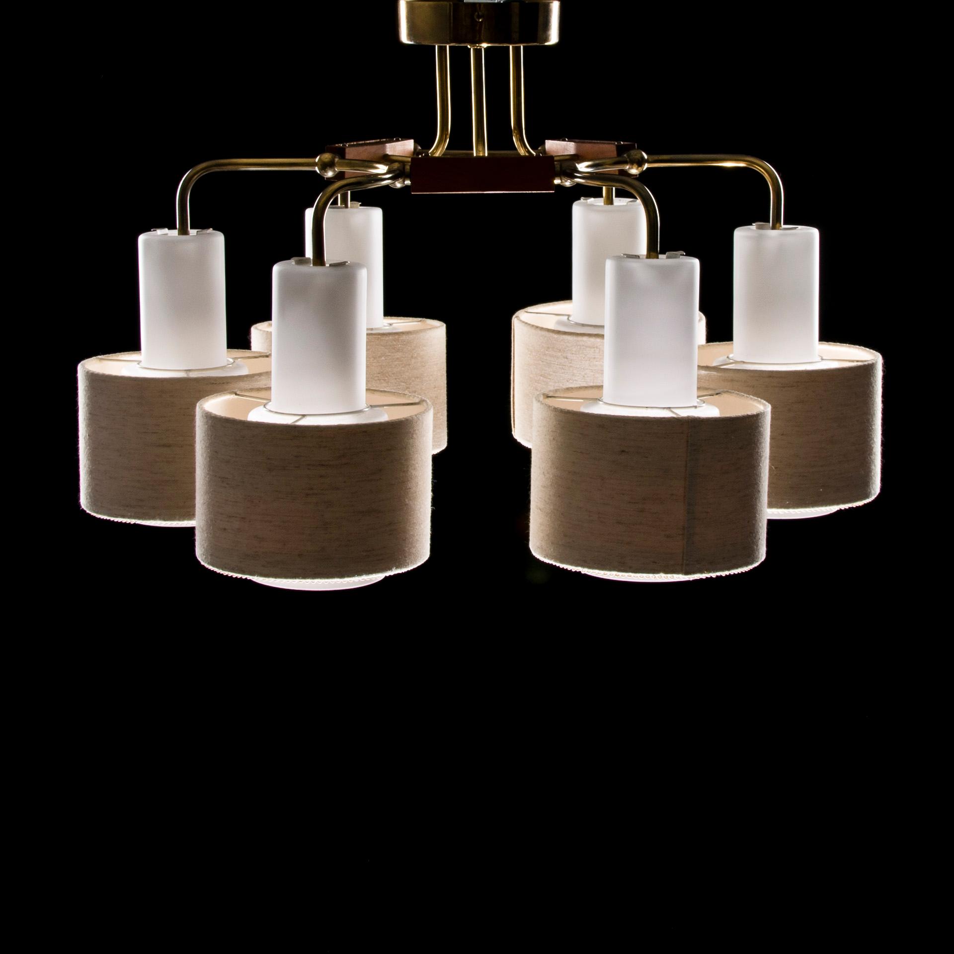 TAKLAMPA, K1-169/6, Paavo Tynell, Idman 1958-1964. Höjd 42 cm.