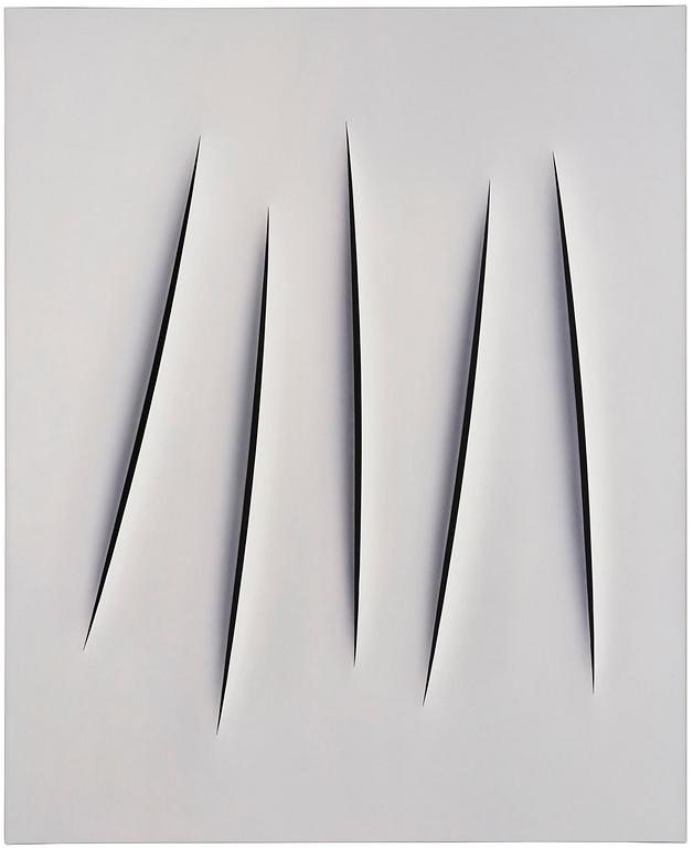 Ralf Arzt, "Trompe l'oeil Hommage à Fontana 2.0 V".