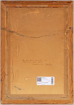 ELLEN JOLIN, watercolour, signed Ellen Jolin and dated Segovia 26/9 1895.