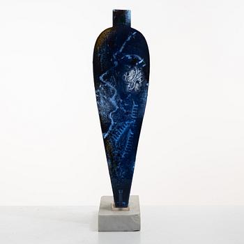 Bertil Vallien, a unique sand-cast glass sculpture, Kosta Boda.