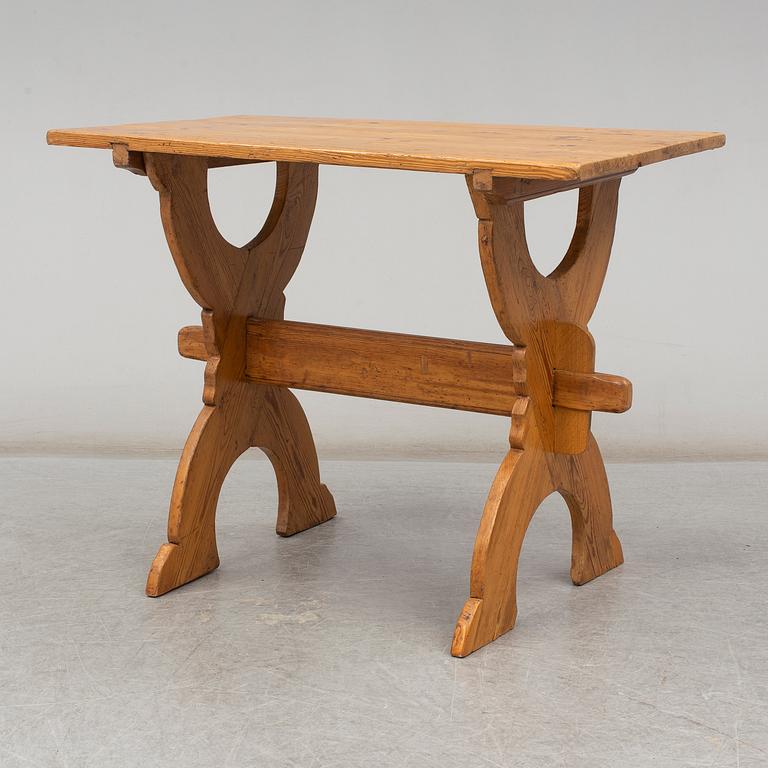 a pine table from the early 1800's.