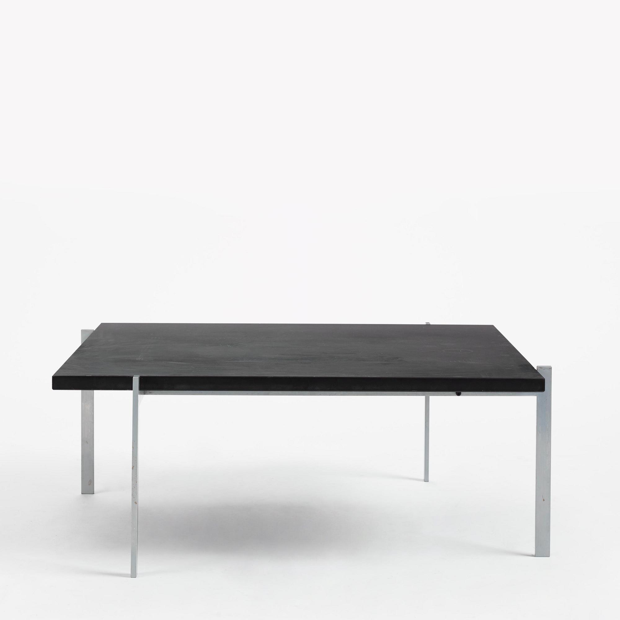 Poul Kjaerholm, a "PK61" coffee table, E. Kold Christensen, Denmark.