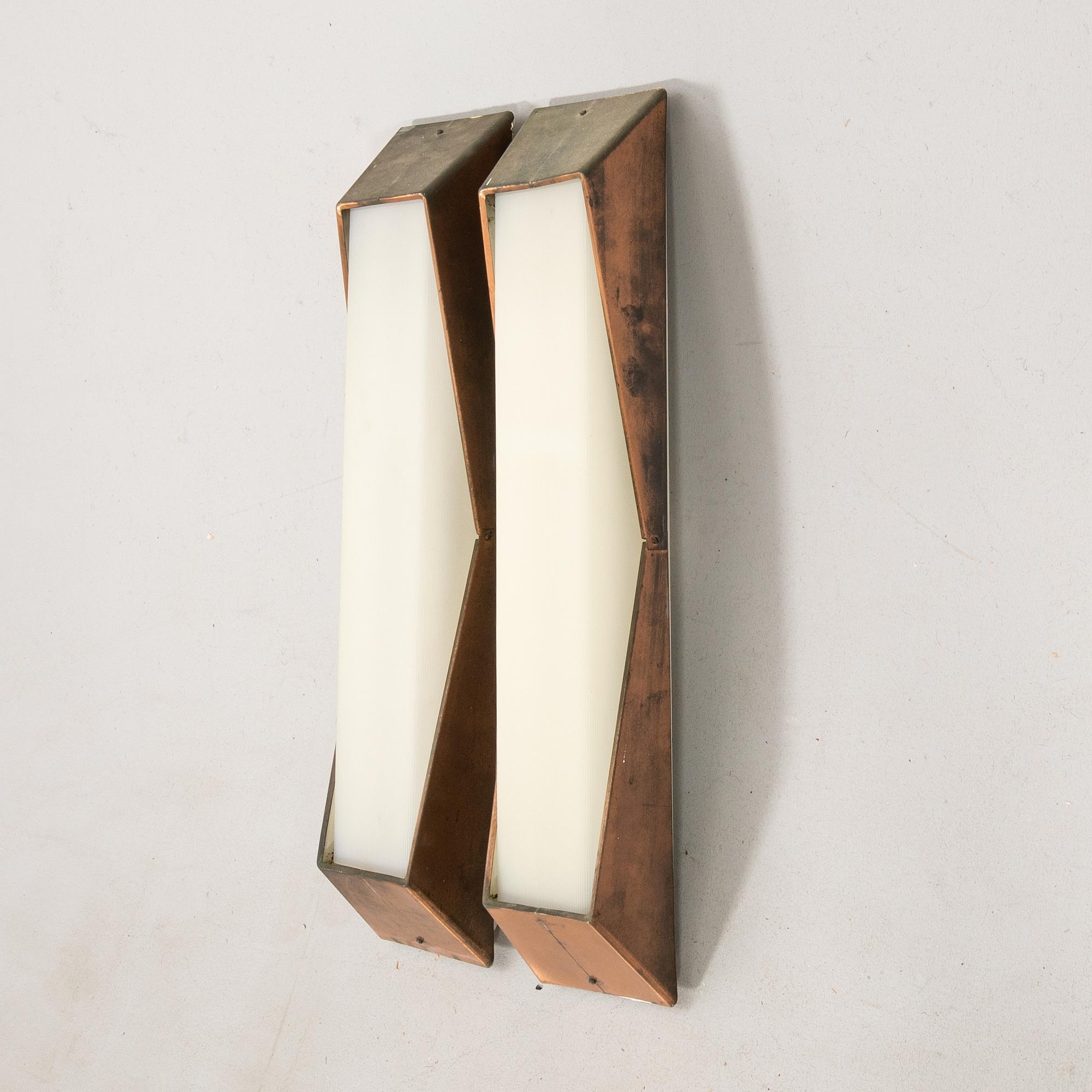 Ceiling/Wall lamps a pair 1960s/70s.