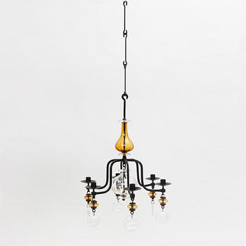 Erik Höglund, a chandelier, Boda Smide, second half of the 20th Century.