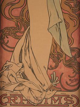 Alphonse Mucha, "Champagne Ruinart".