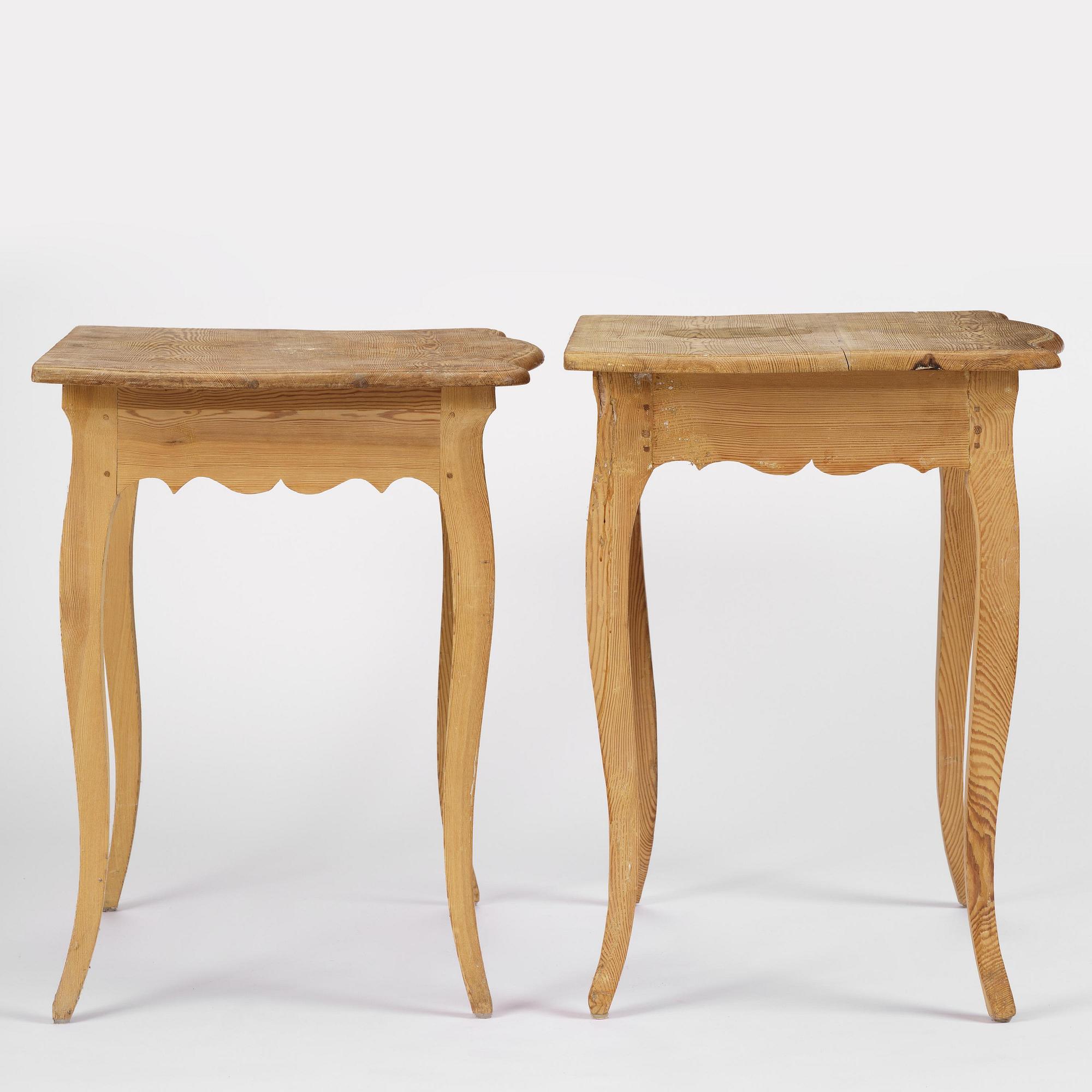 Väggbord, ett par, Sverige, 1700-talets andra hälft, Rokoko.