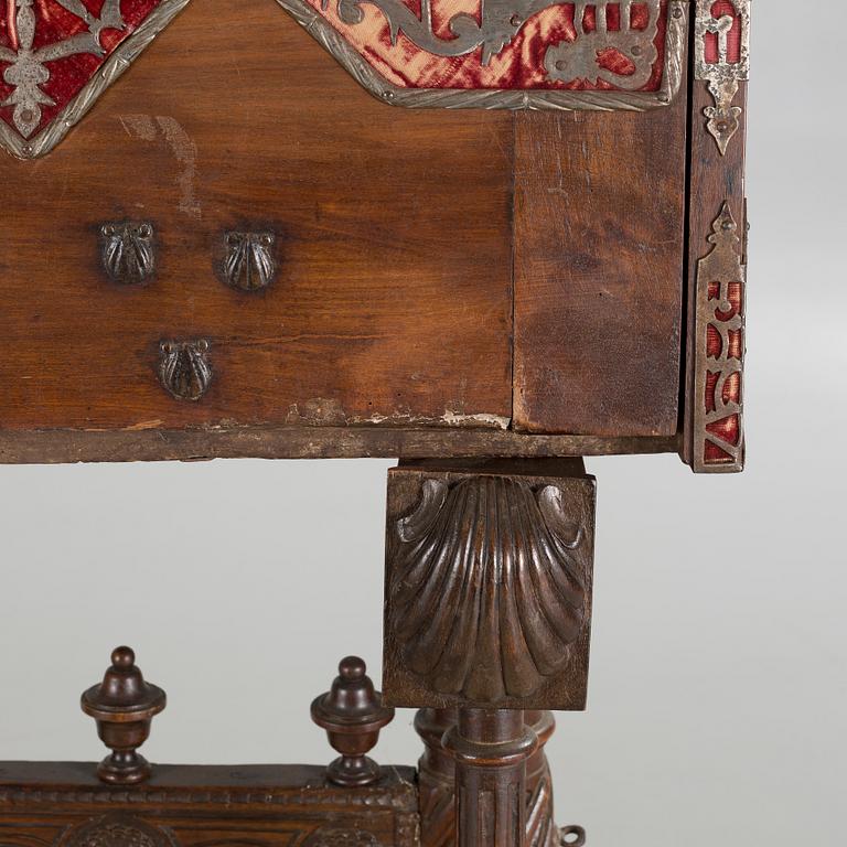 A so called "Vargueno" Cabinet, probably Spain during 17th/18th century.