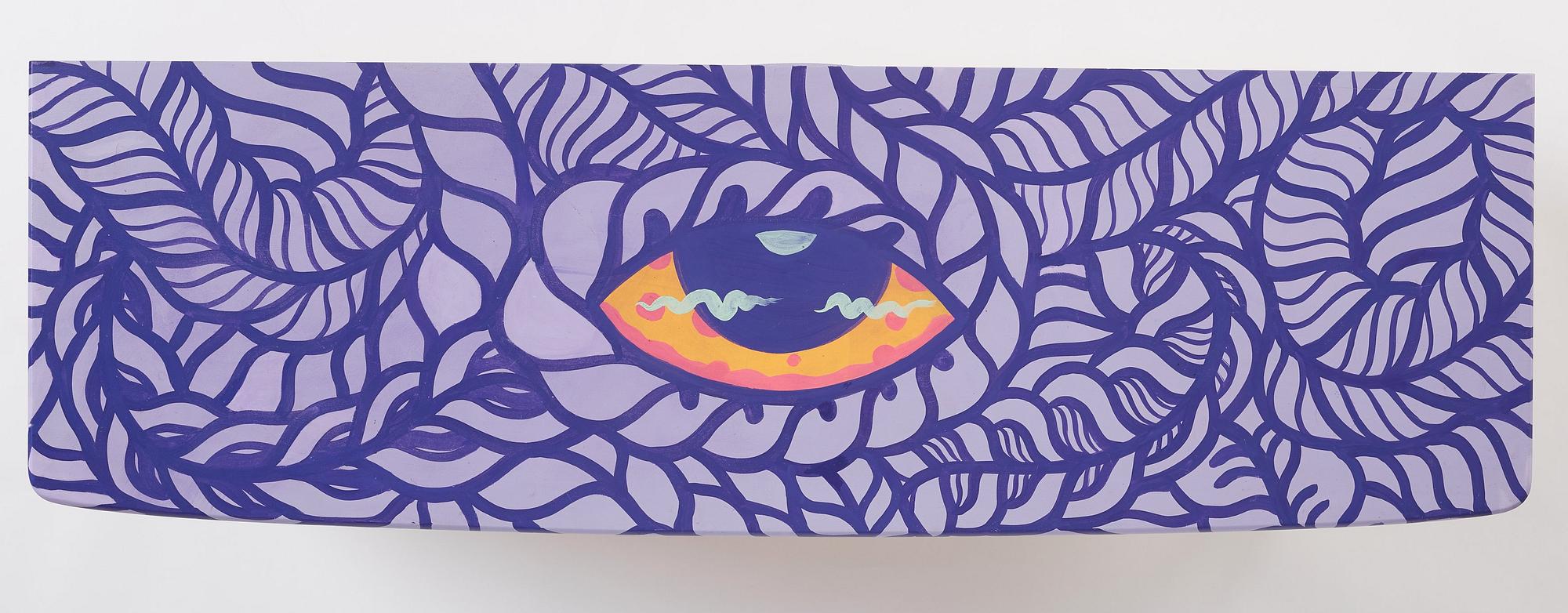 Amara Por Dios, unikt bemålat, sideboard/objekt, egen studio, 2018.