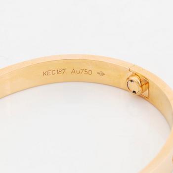 A Cartier 18K gold "Love" bracelet.