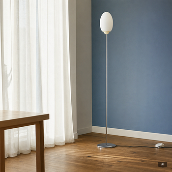 Achille Castiglioni, golvlampa, "Brera", Flos, Italien.