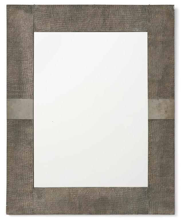Björn Trägårdh, a rare pewter wall mirror model A 1607, Firma Svenskt Tenn, Stockholm, 1930s.