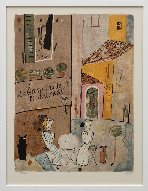 Madeleine Pyk, "Restaurant La Campanette".