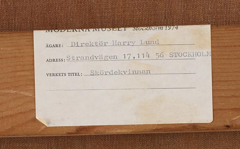 Evert Lundquist, "Flicka med hötjuga".