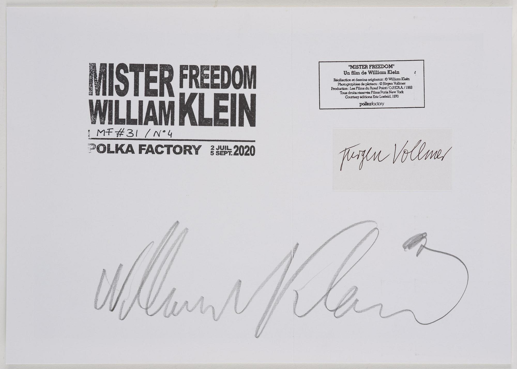 William Klein, ”Mister Freedom koffert - full set edition”, 2020.