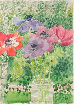 Greta Hällfors-Sipilä, Flowers and greenery.