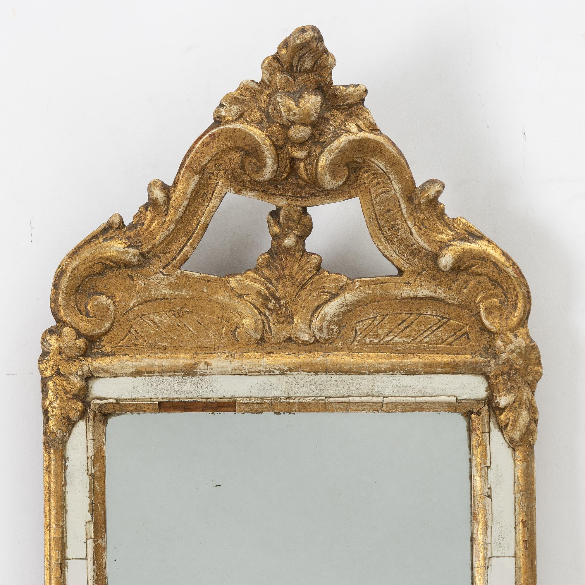 Mirror wall sconce, Rococo, 1770s.