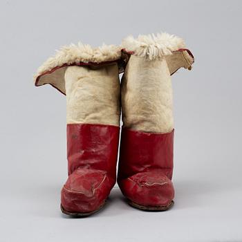 A pair of 20th century inuit  Mukluk boots.