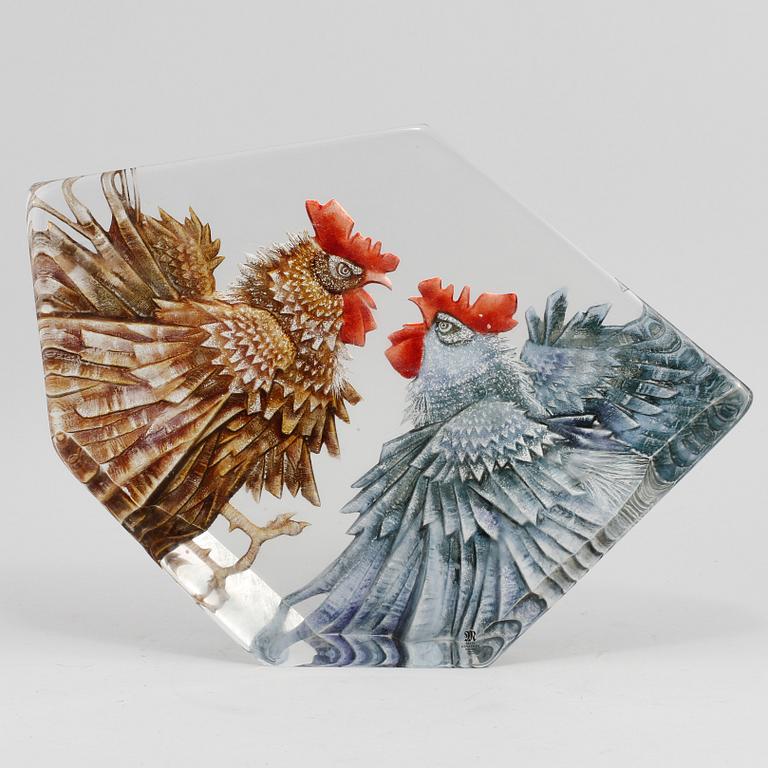 OBJEKT, glas, Mats Jonasson, Målerås, 1900-talets slut.