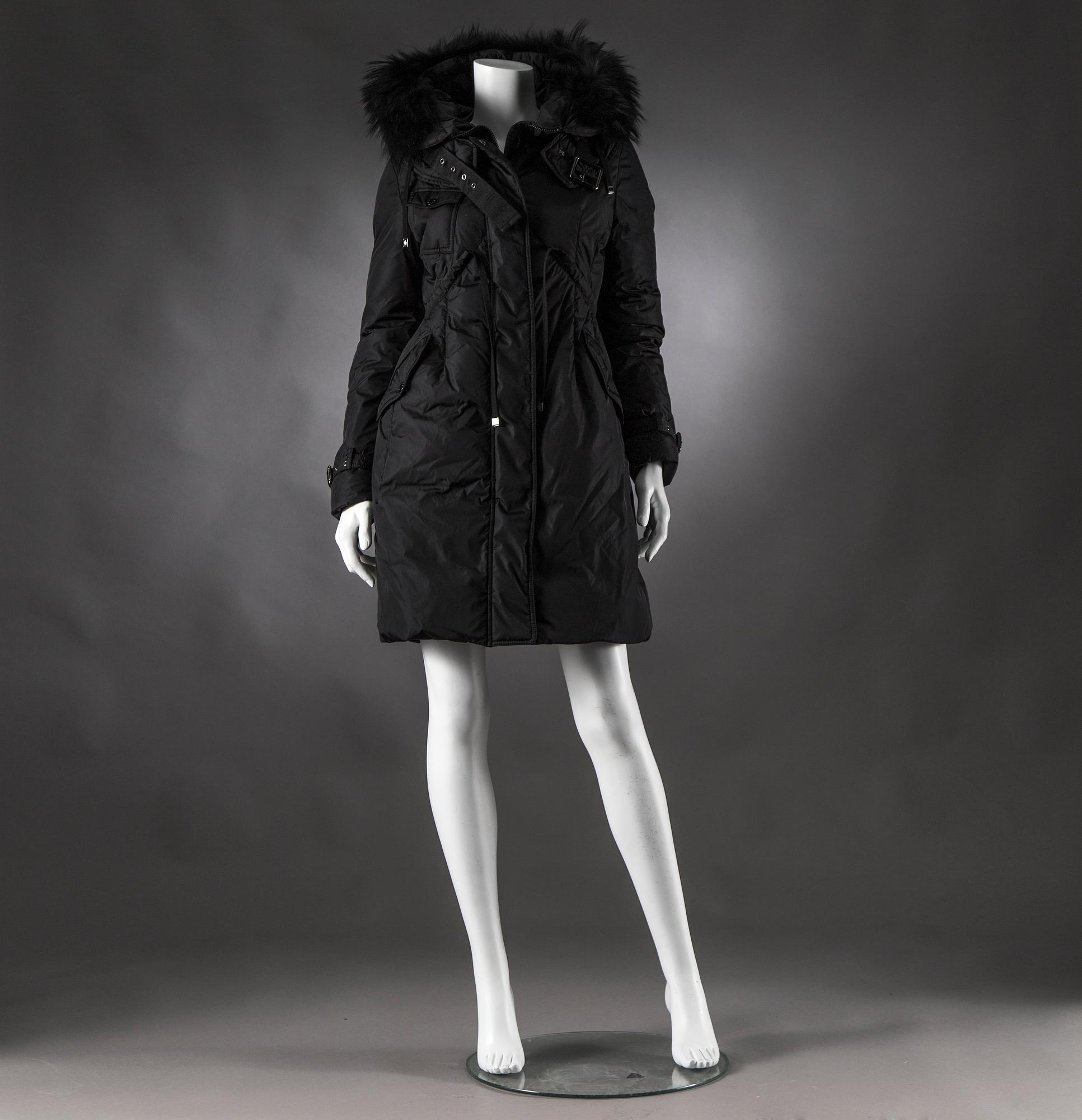A Moncler down coat, size 2.
