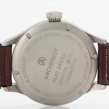 Archimede, Pilot Original, Limited Edition, armbandsur,42 mm.