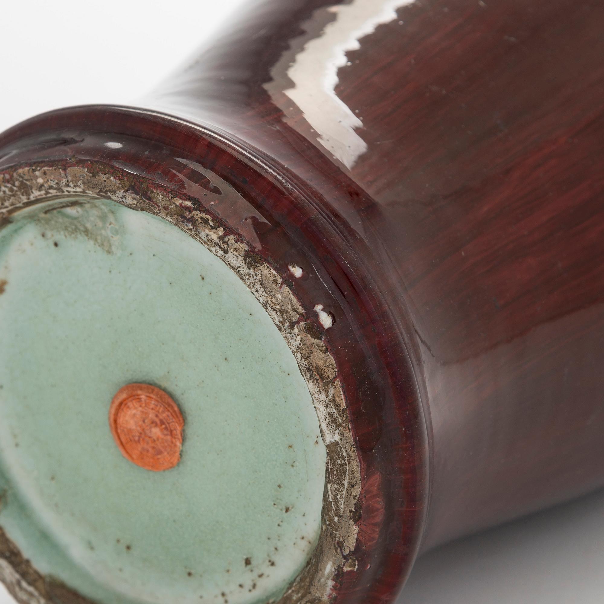 Vas, keramik. Kina, 1900-tal.