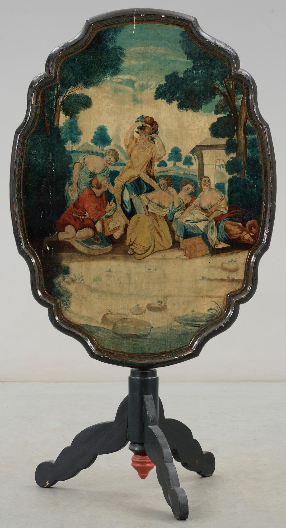 FÄLLBORD, delvis barock och 1700-tal.