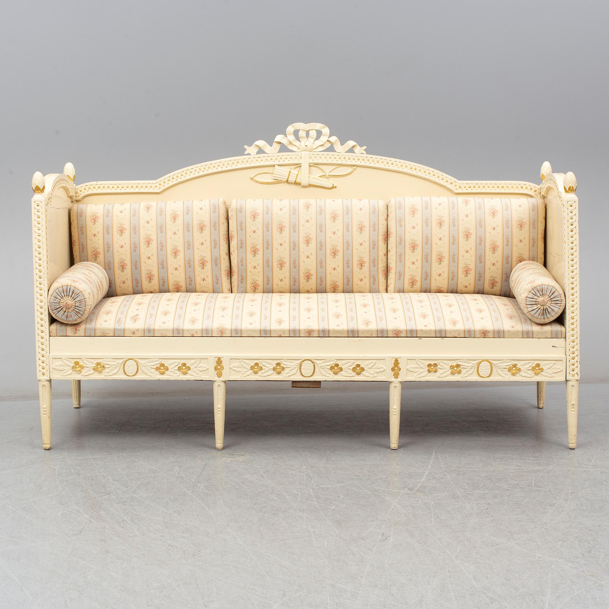 SOFFA, Gustaviansk, tidigt 1800-tal.
