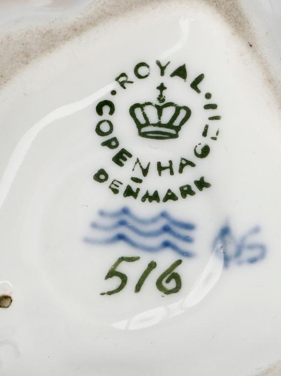 DJURFIGURINER, 8 st, porslin, Bing & Gröndahl resp Royal Copenhagen.