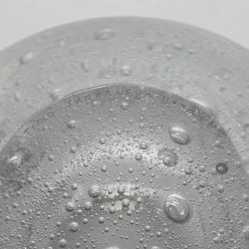 Timo Sarpaneva, skål, "Hiidenhelmi" (Jättens pärla), signerad Timo Sarpaneva Iittala -56.