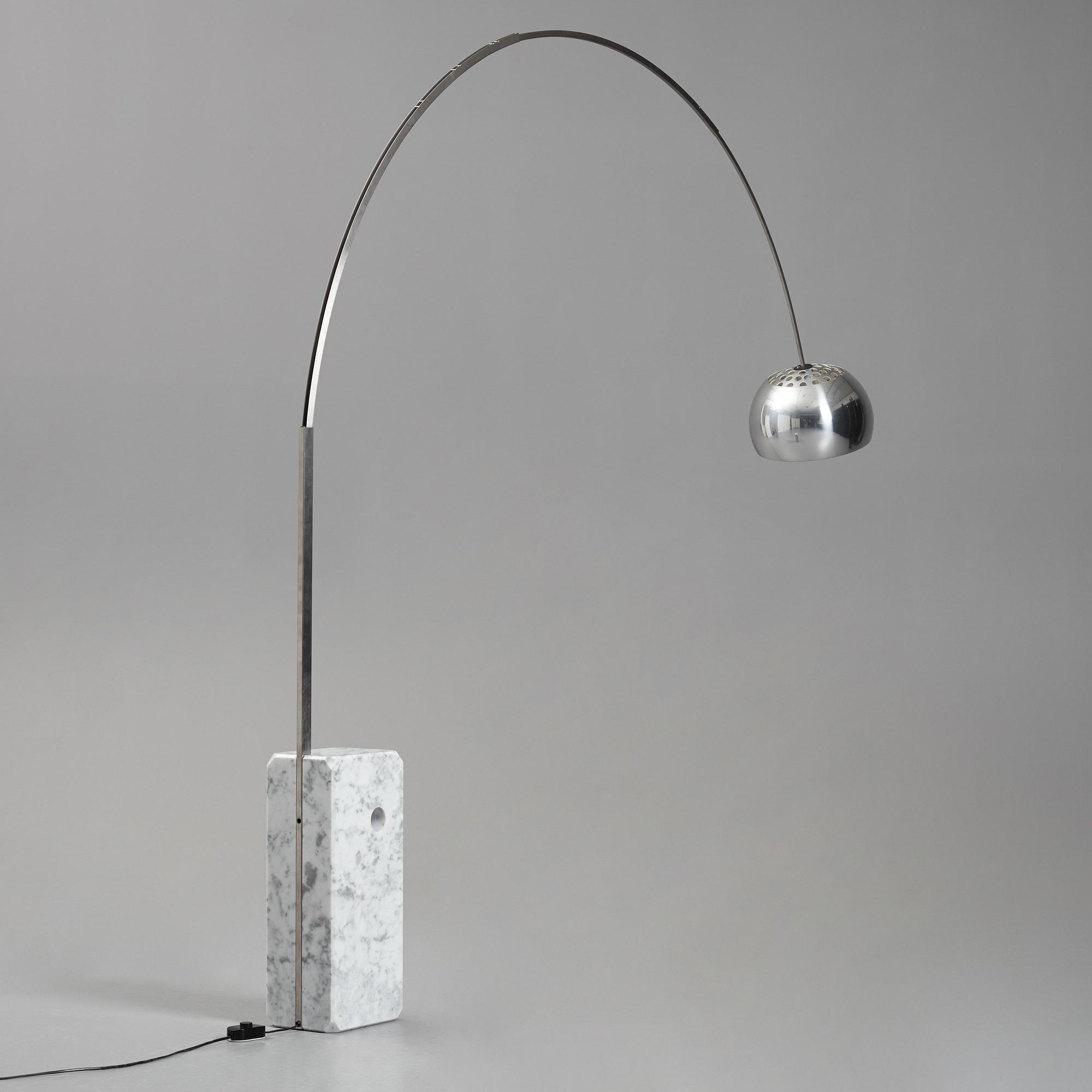 ACHILLE & PIER GIACOMO CASTIGLIONI, an "Arco", floor lamp, Flos, Italy.