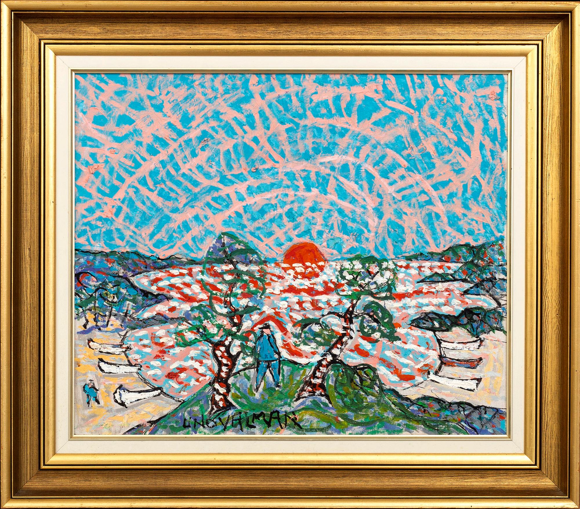 UNO VALLMAN, olja på duk, signerad.