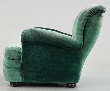 A Josef Frank easy chair by Svenskt Tenn, model 336.