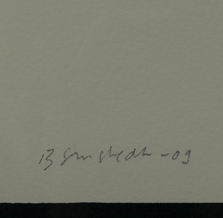 JUHANA BLOMSTEDT, serigrafia, nro 6/100, sign. ja päiv. -09.