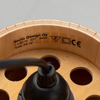 Seppo Koho, a ceiling lamp, 'Secto 4200', Secto Design, Finland.