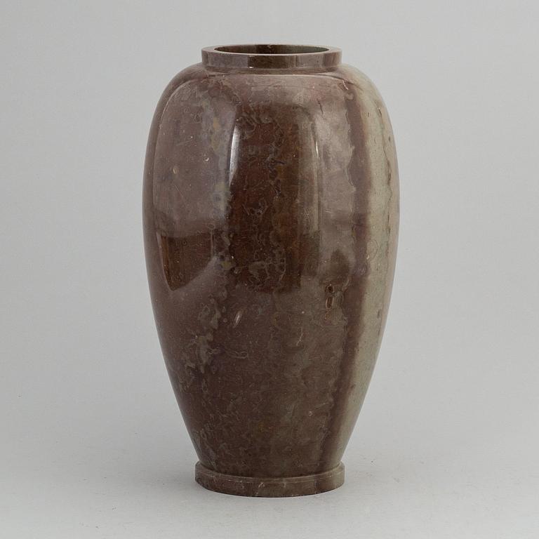 A stone vase.