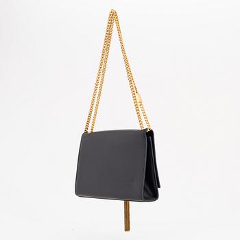 Yves Saint Laurent, a black smooth leather 'Kate' handbag.