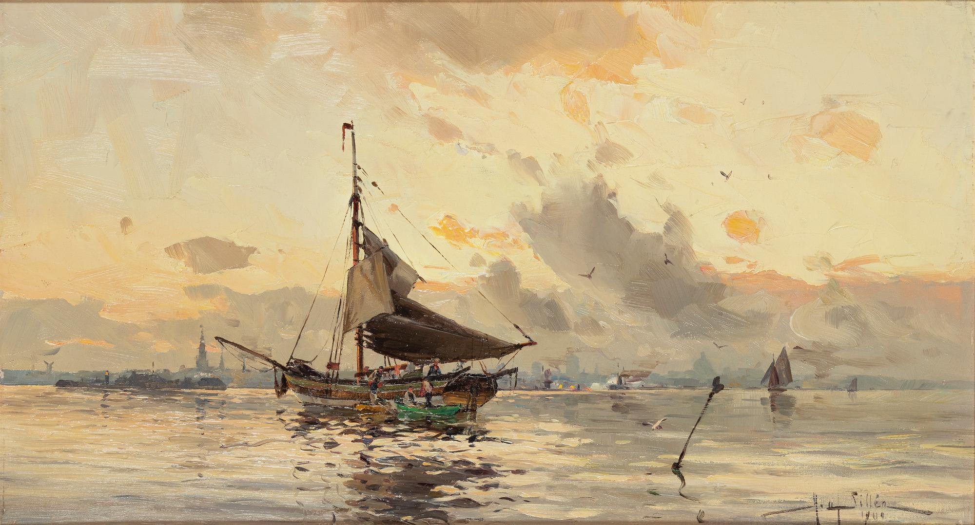 Herman af Sillén, oil on canvas, signed and dated 1901.